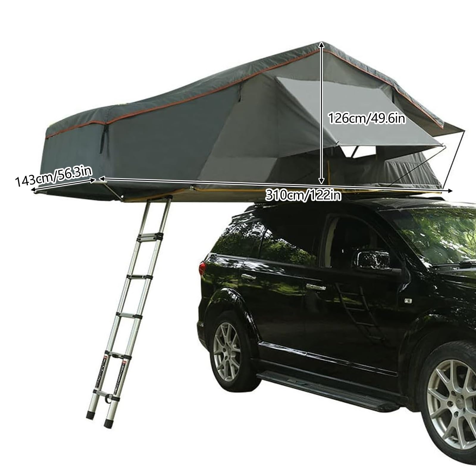 Tienda De Campaña Para Techo De Coche, Tienda De Campaña Impermeable Para Techo De Coche, Ideal Para Viajes Por Carretera Y Desplazamientos De Larga Distancia