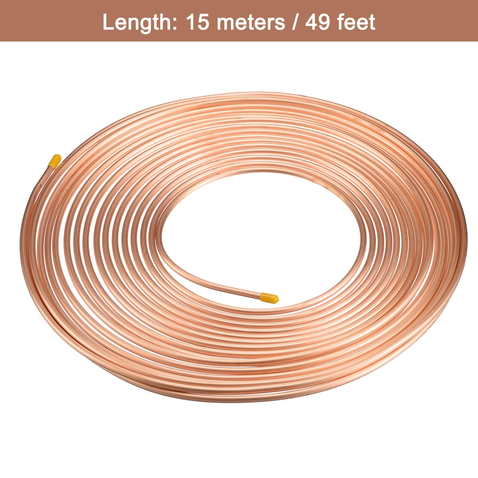 50m - Tubo in rame dolce 8.0x1.0 - Tubi rigidi per carburante 50m - Tubo in rame dolce 8.0x1.0 - Tubi rigidi per carburante