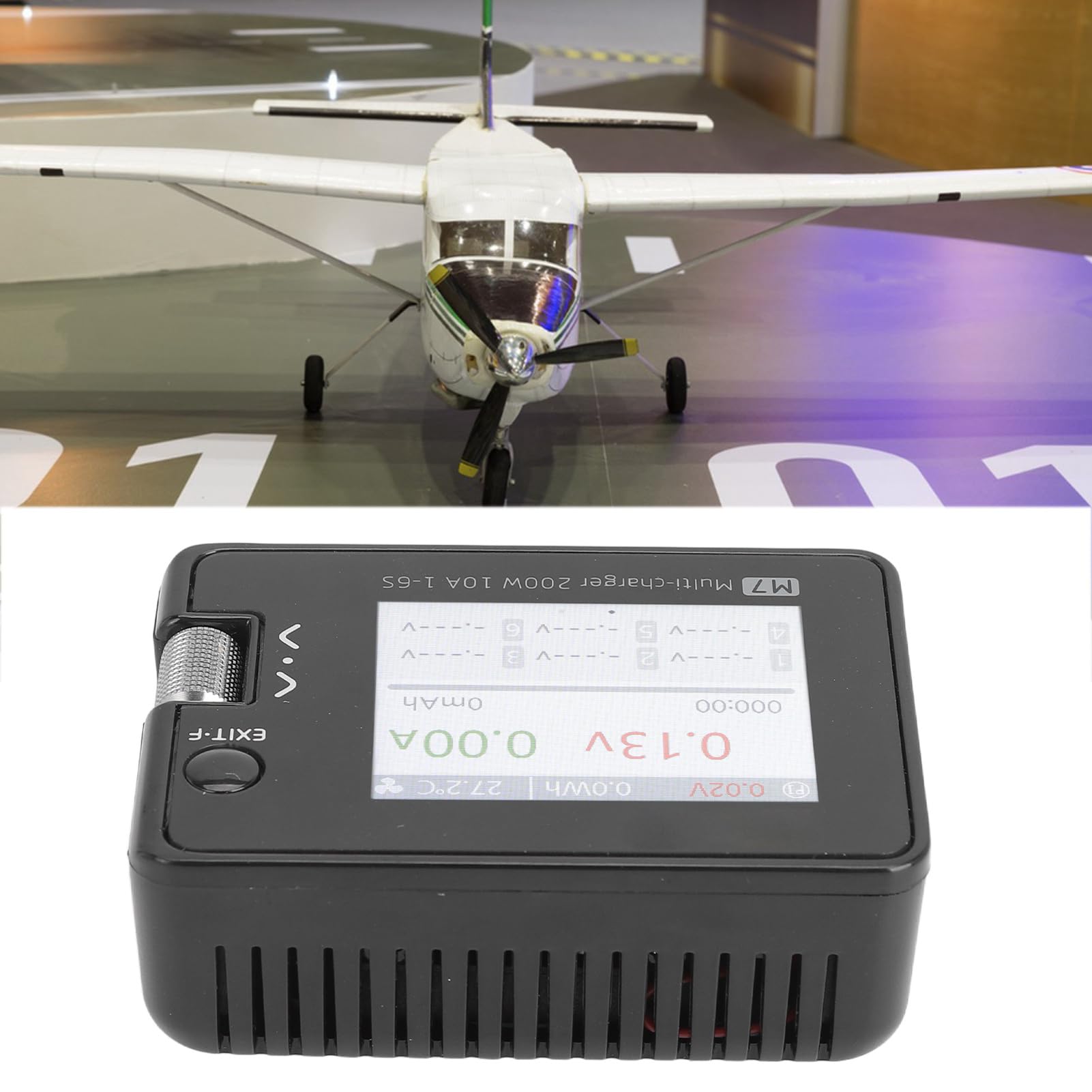 200W 10A RC Lipo ładowarka, Bateria Lipo Zabawka do Utrzymywania Równowagi z ładowarką RC ładowarka RC Samochód Samolot łódź ładowarka Baterii Wyładowarka Czarny