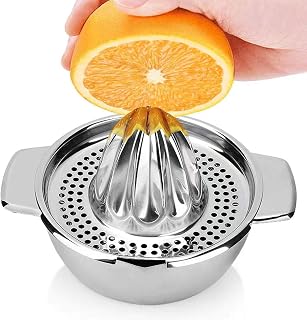 Manual Juicer Fruit Squeezer Stainless Steel Orange Lemon Juice Extractor Hand Press Juicer Manual Citrus Press and Orange Squeezer