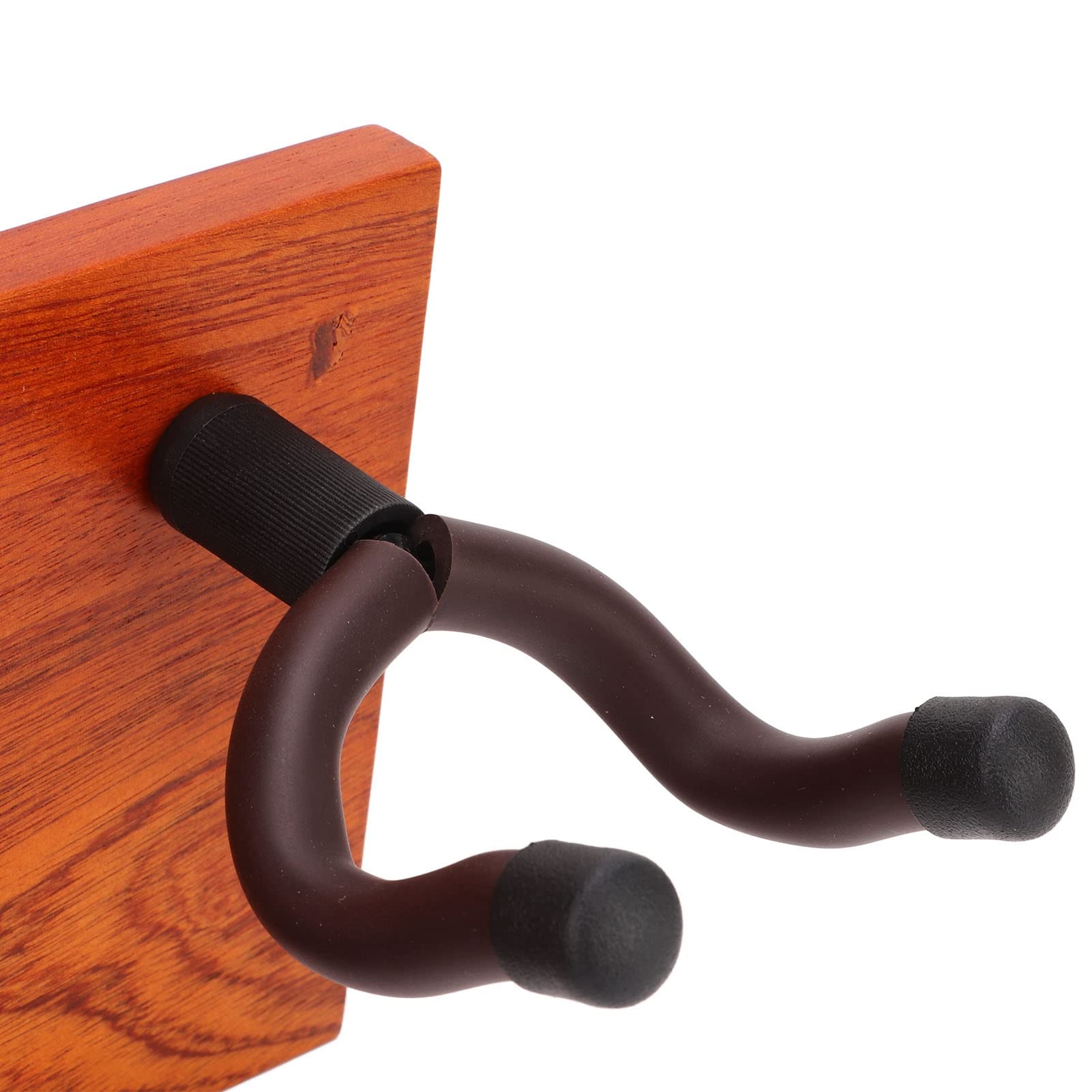 Soporte de pared para guitarra |Estante multifunción 4 en 1 para guitarras acústicas/eléctricas/clásicas |Perchero con estructura de hierro y madera maciza con acolchado de