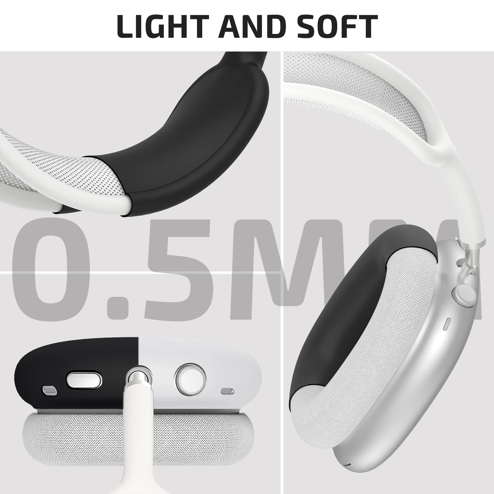 Amazon.co.jp: Micscrew AirPods Max用 ソフトシリコンカバー フル