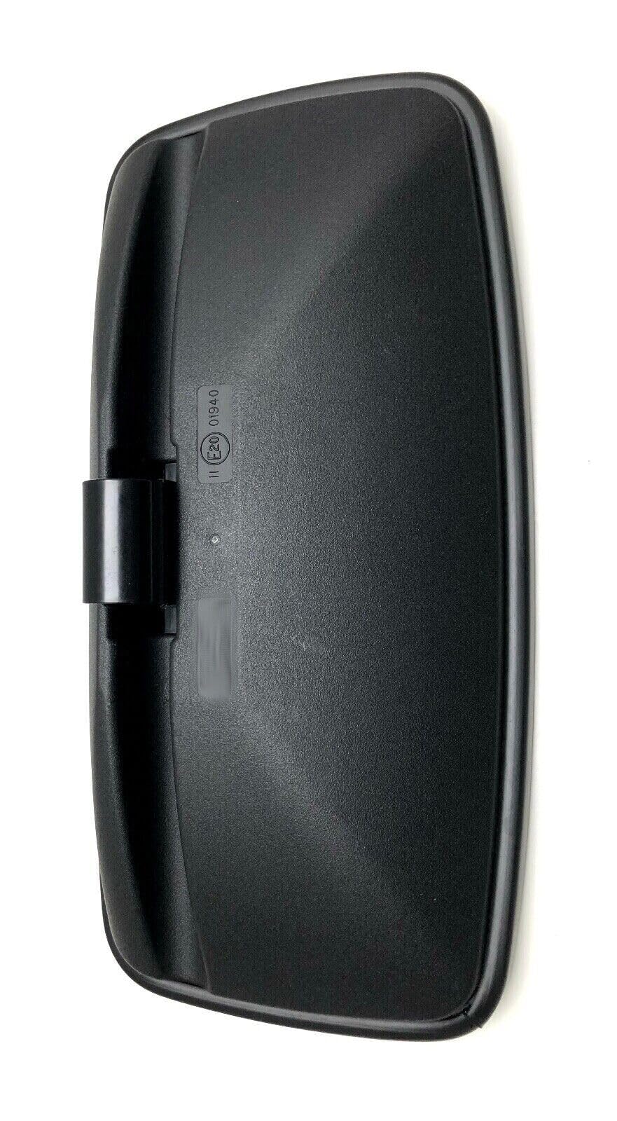 Specchietto retrovisore esterno 390 x 195 mm Ø18 – 24 mm E20 e supporto specchio per camion escavatore trattore