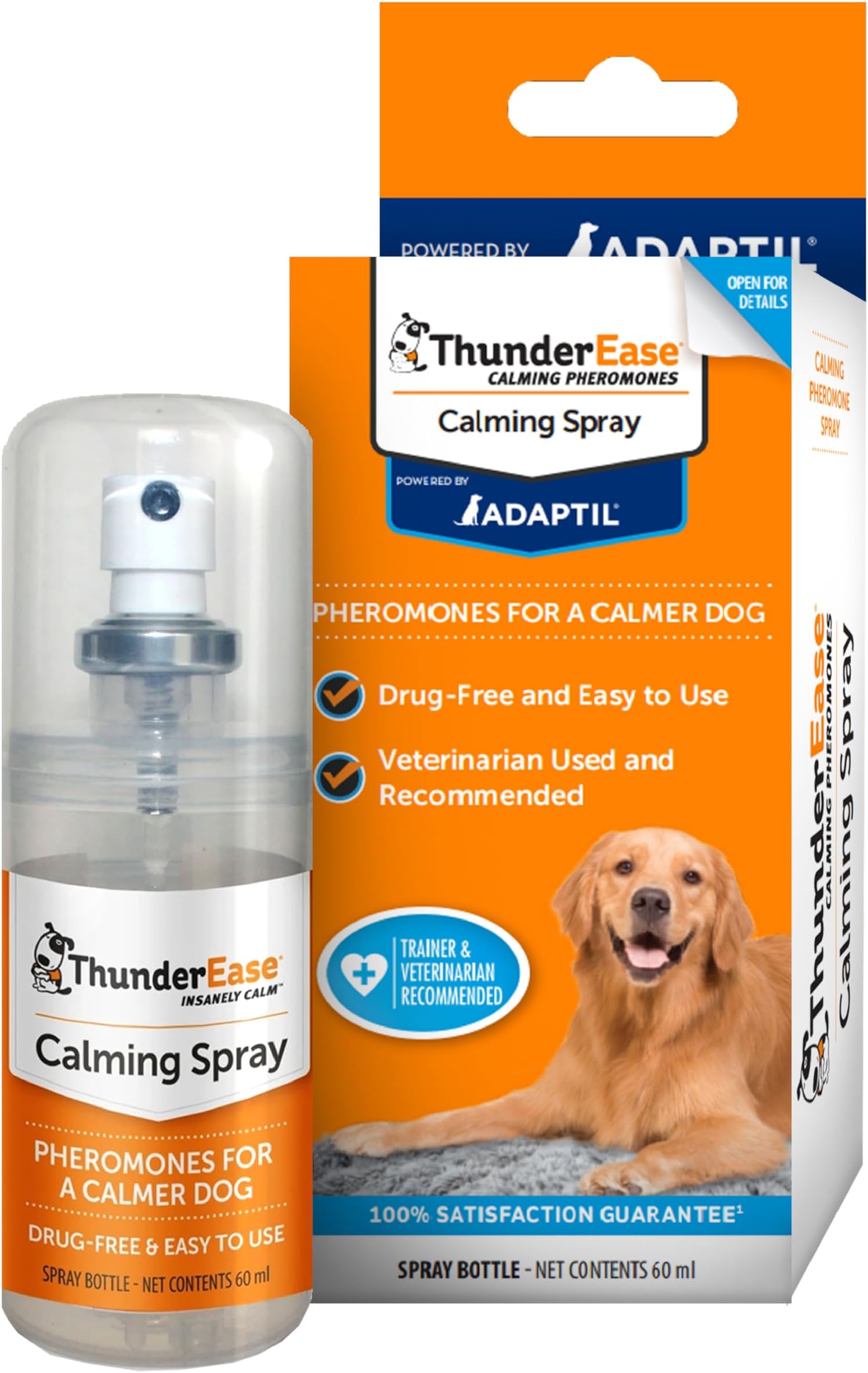 Dog Calming Pheromone Spray | Powered by ADAPTIL | Reduce Anxiety During Travel, Vet Visits and Boarding