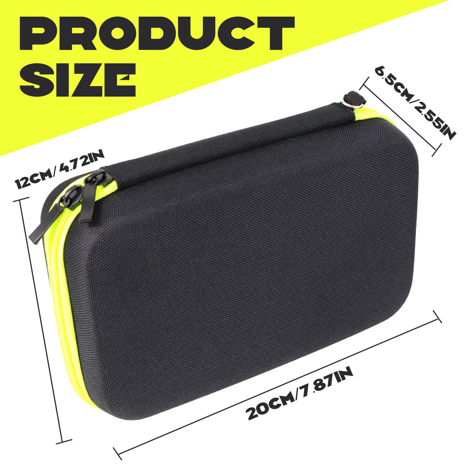 Phillips Electric Shaver Protective Case and Bag for QP2520/30, QP2520/65, QP2530/30, QP2630/30, Organizer Carry Bag - Image 2