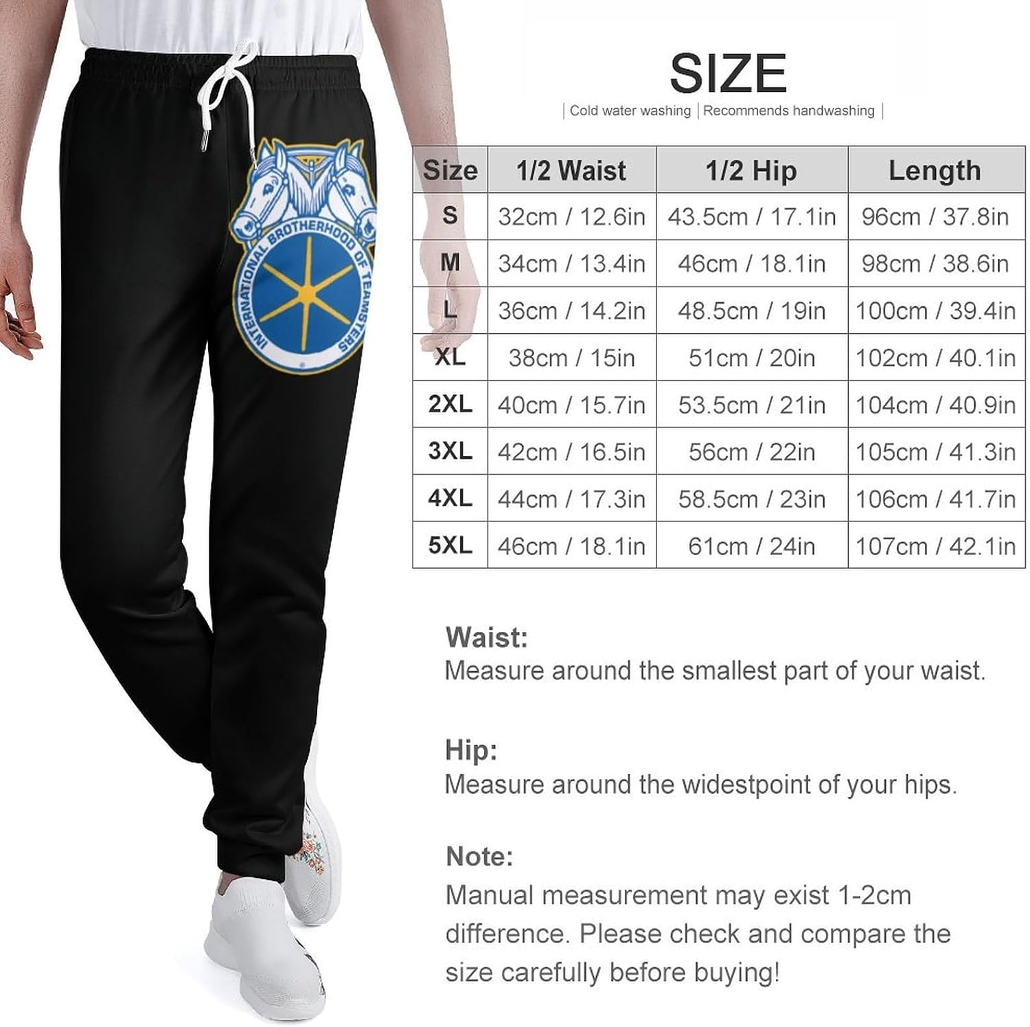 Teamsters Flag Men's Sweatpants Novelty Jogging Pants Sports Running Bottoms Trousers Women