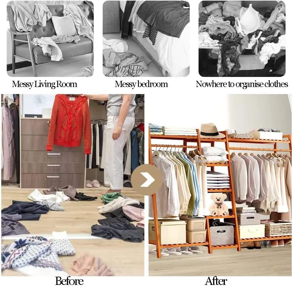 Penderie suspendre vêtements pour solutionner le manque de rangement chambre - 5