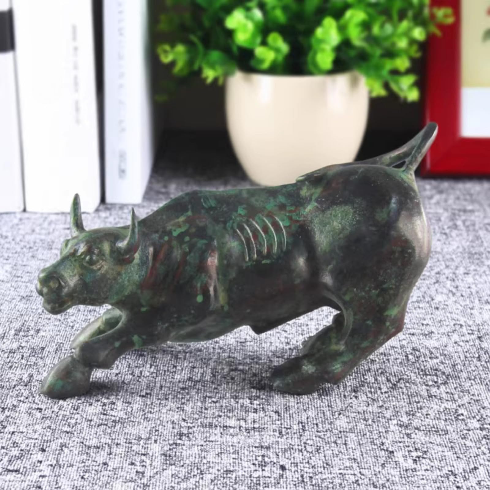Aottsd Green Zodiac Snake Statue Ceramic Ink Living Room Handicraft Decor 29Cm