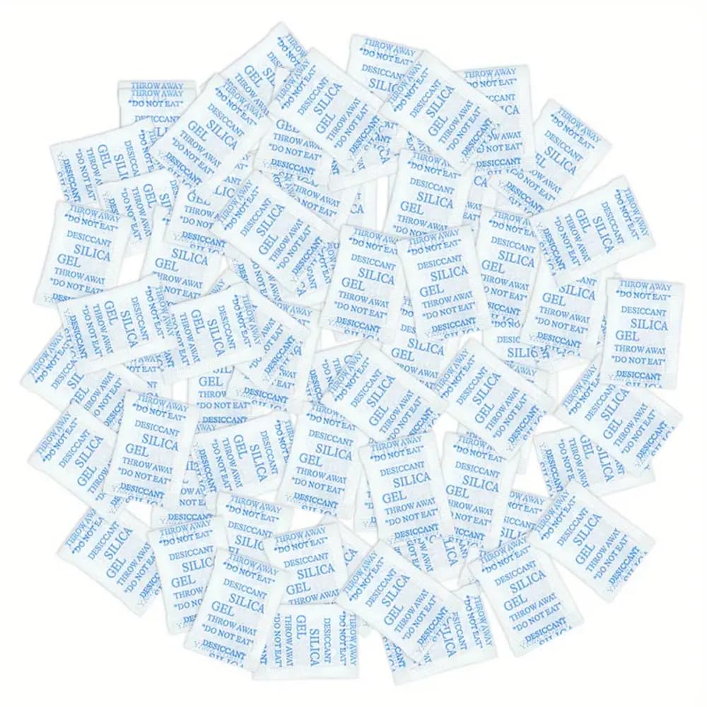Boolavard Silica Gel - 2 Gram Pouch of 50 Packets (2gm / 50 packets) | Silica Gel Pouches for Room Kitchen Wardrobe Cupboard car Bedroom Camera Lenses Shoes-picture-27