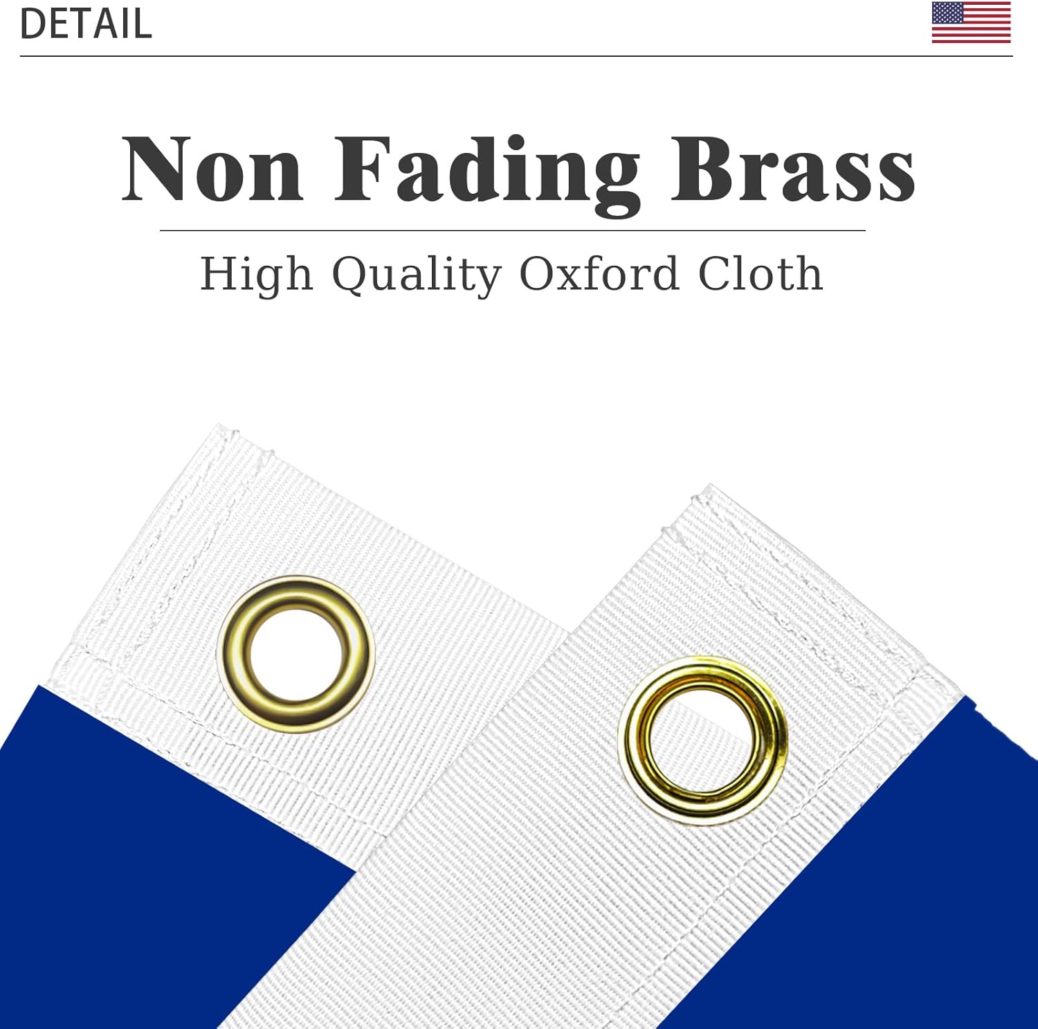 METDIRU Kansas State Flag 3x5, Double Sided, 3 Layers, Polyester, Fade Resistant, Brass Grommets, Indoor Wall Decor