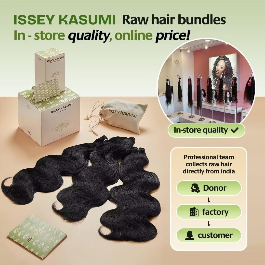 Raw Indian Human Hair Single Bundle,Triple Lifespan Than Regular Virgin Hair,In-Store Quality,Online Price! 100% Raw Indian Hair Bundles Body Wave Raw Hair Bundles 12 Inch