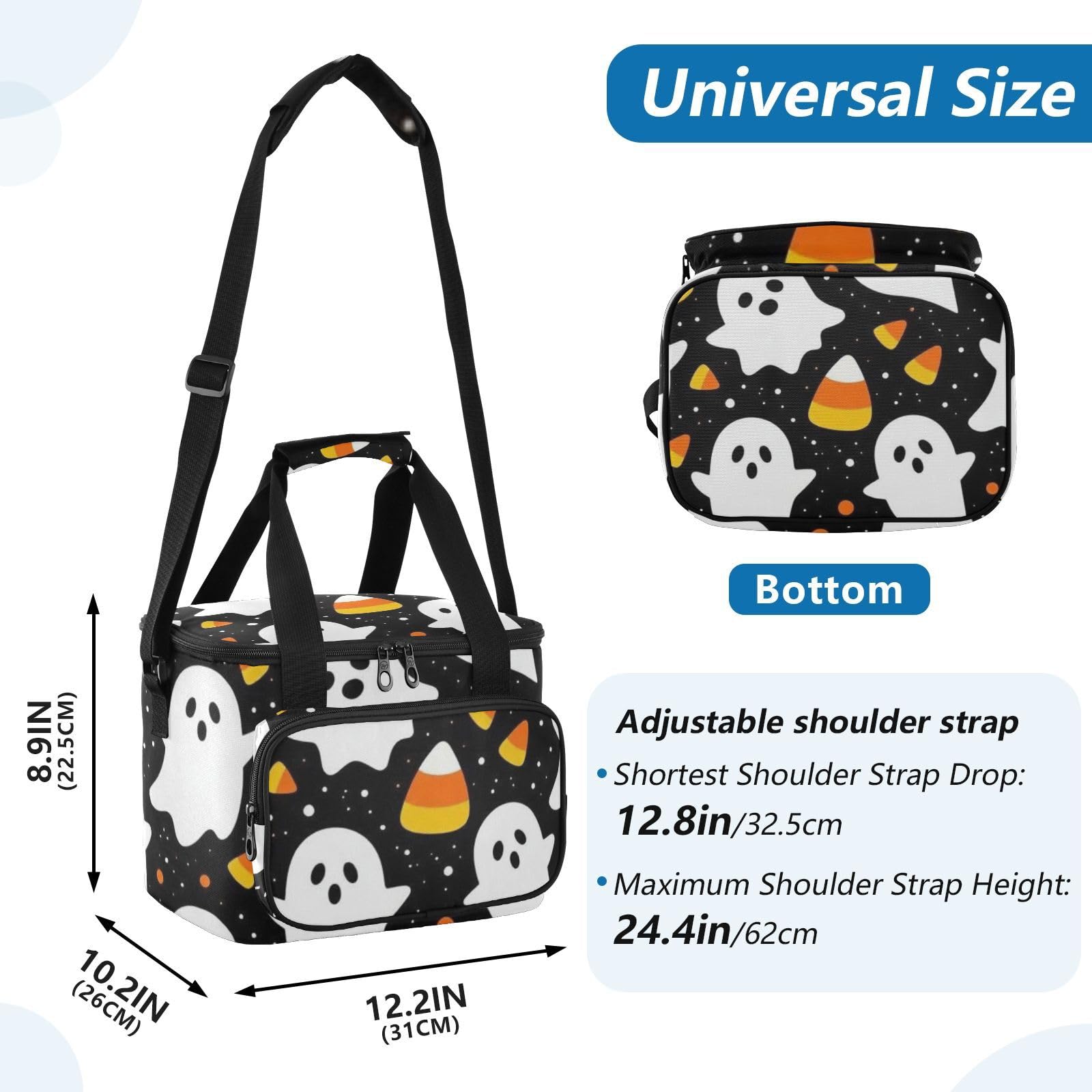 Wudan Spirit Candy Corn Halloween drukowana lodówka piknikowa 31 × 26 × 22,5 cm plaża pracownicy biurowi
