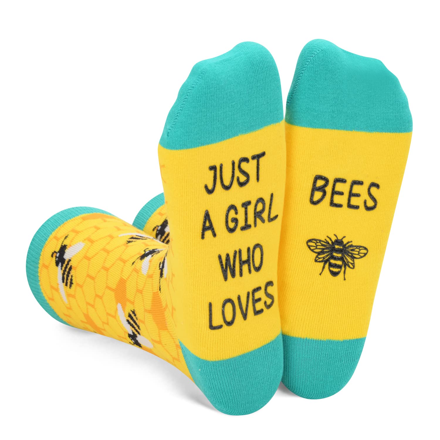 Zmart Funny Socks for Women - Dinosaur Wolf Gifts for Teen Girls, Unicorn Bee Turtle Socks