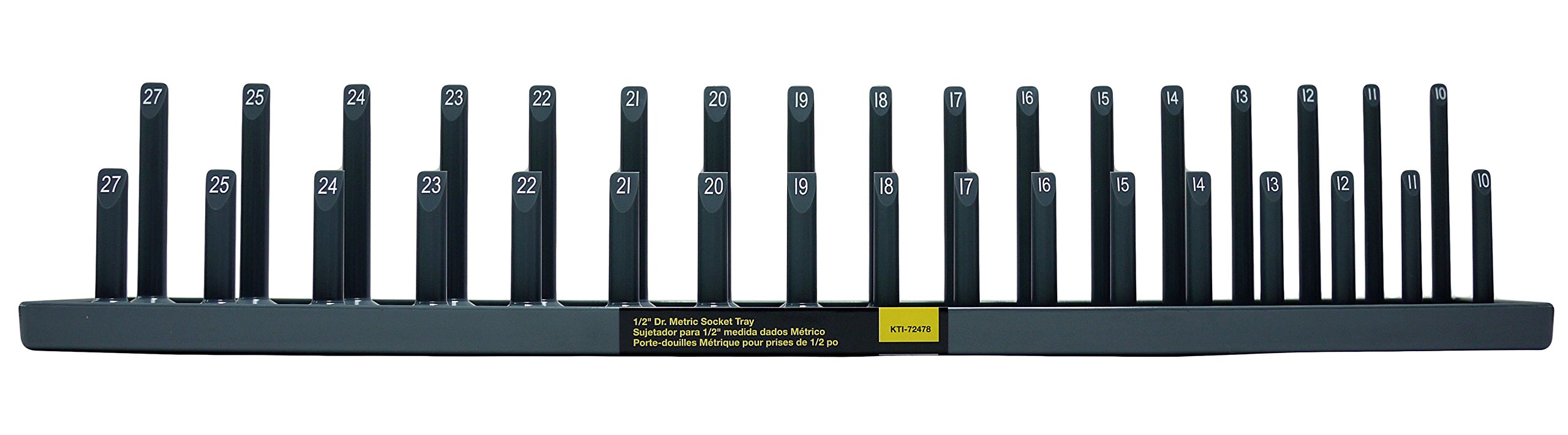 Photo 1 of K Tool International 1/2" DR MM SOC Holder, Gray 1/2 Inches