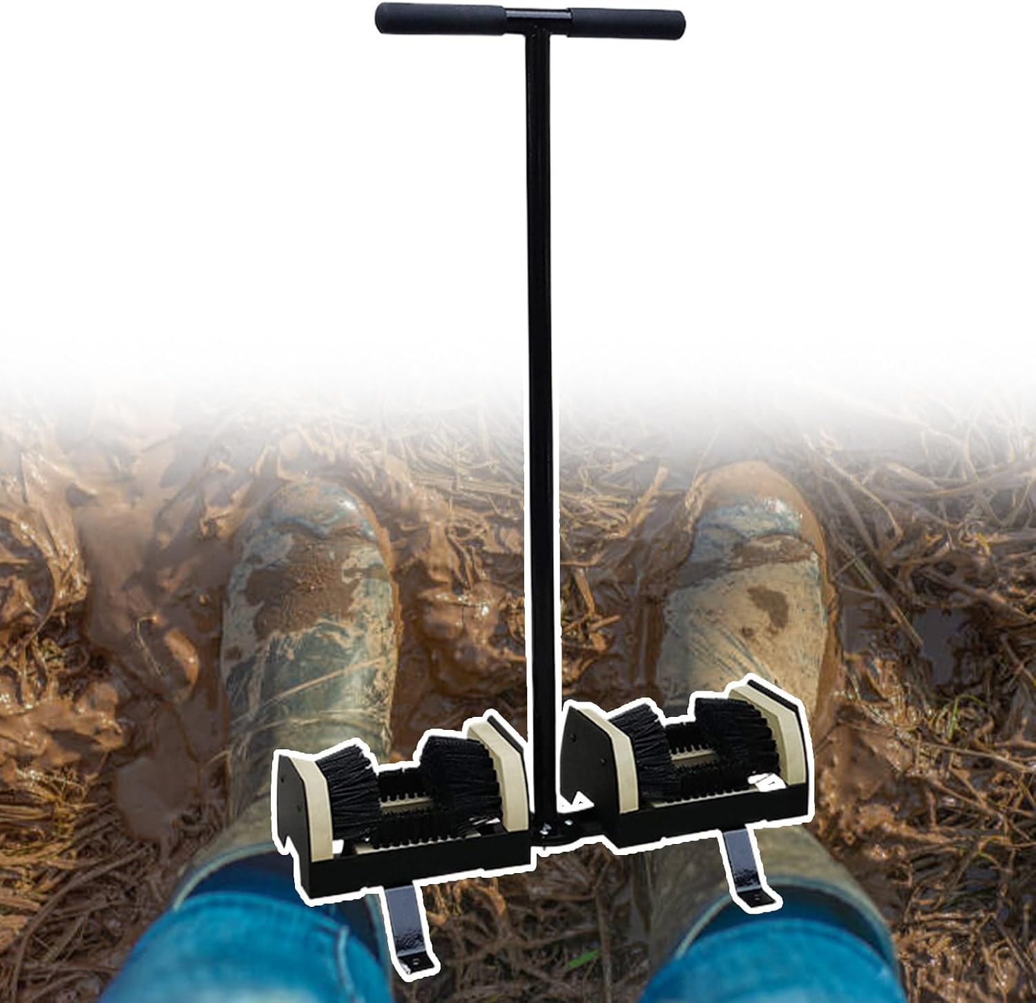 Amazon.com: Heavy-Duty Boot Scraper w/Fixed Metal Base,Double-Sided ...