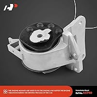 Vista 4 de A-Premium 3 piezas Juego de montaje para motor + montaje para transmisión + puntales Compatible con Ford 2010-2012 Fusion & Mercury 2010-2011 Milan