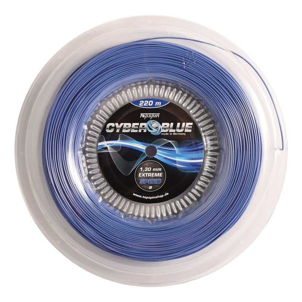 Topspin Cyber Blue 220M Blau Tennis Bobine Cordage 220M Monofilament Bleu