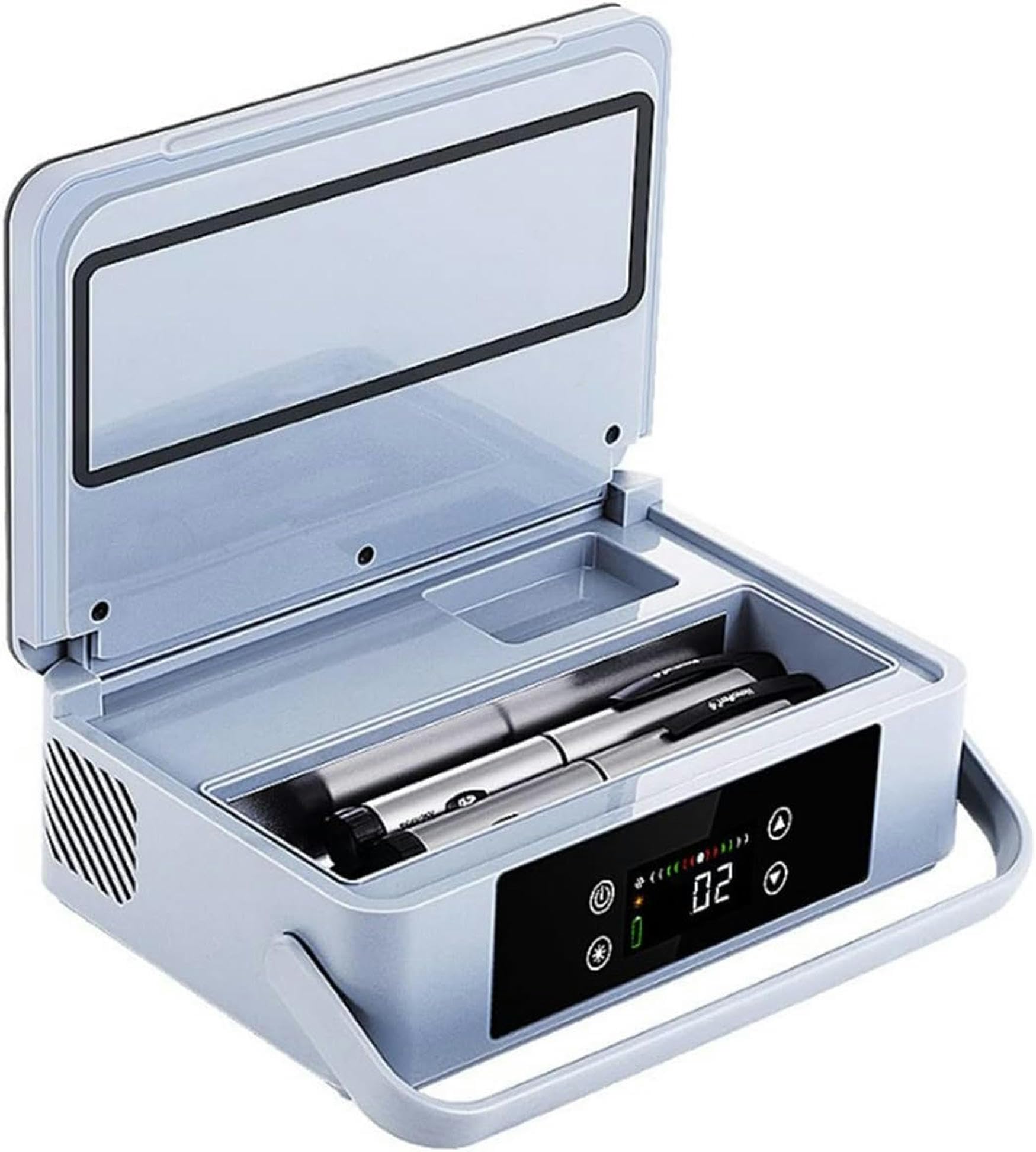 Refroidisseur d'insuline portable 2-8°C avec écran LED et batterie pour voyage