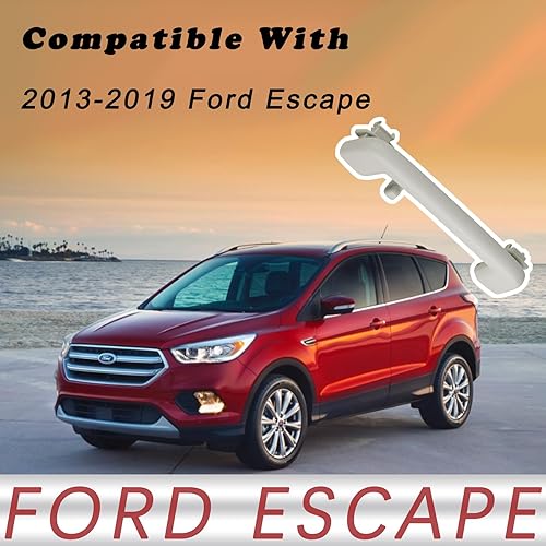 Miniatura 3 de TQPONLY Agarres interiores  Compatible con accesorios Ford Escape 2013-2019 lado trasero  Asa de asistencia de techo con gancho para abrigo