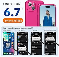 Vista 1006 de Miracase Funda diseñada para iPhone 13 Pro Max con protector de pantalla, [forro de microfibra suave antiarañazos], funda protectora de silicona