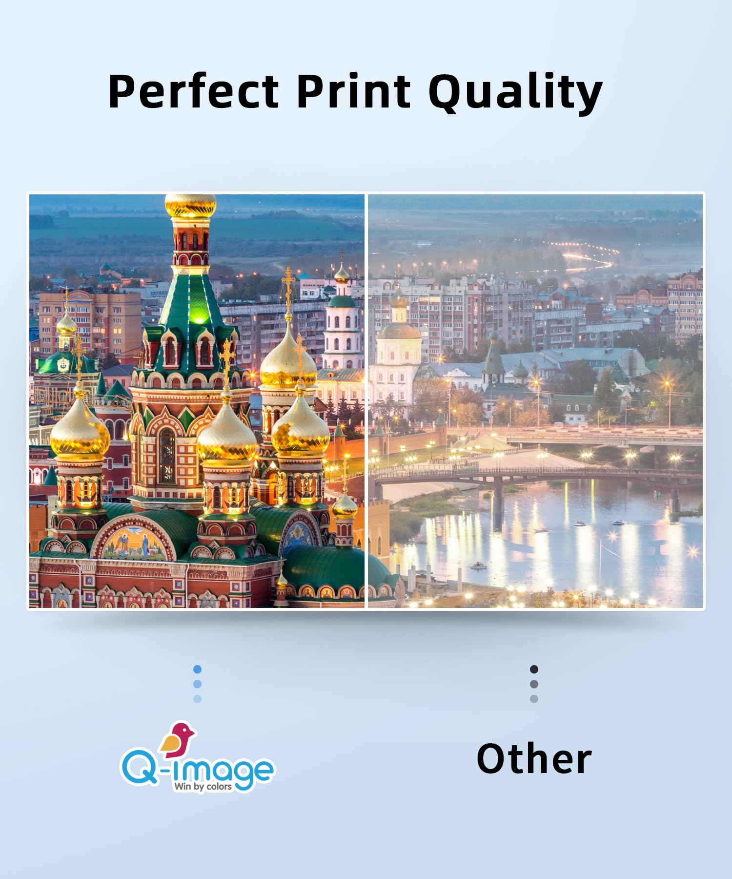 Q-image 603XL Cartucce multipack compatibili con cartucce 603 603XL per XP-3100 XP-3105 XP-4155 XP-2105 XP-2150 XP-3150 XP-4100 Workforce WF-2830 WF-2835 WF-2840 WF-2850 (4 Pack)