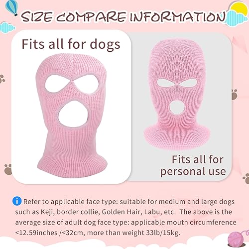 Miniatura 2 de Disfraz de Navidad para perro, orejeras de perro, protección contra el ruido, orejas de perro, sombreros cálidos, máscara divertida de ladrones y