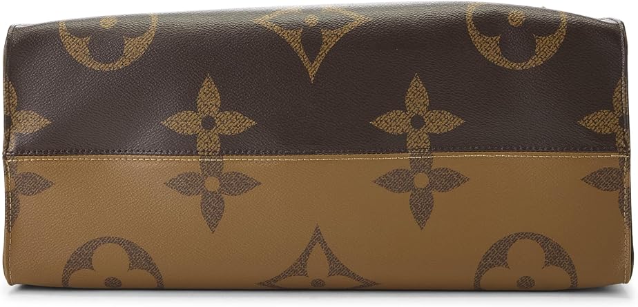 Pre-loved Brown Giant Monogram Reversed On The Go GM, Brown