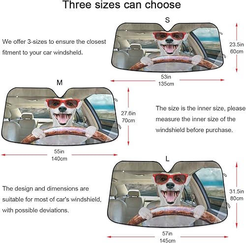 Vista 29 de Gredecor Parasol para parabrisas, diseño hippie y bohemio, hongos mágicos, parasol para automóvil, bloquea los rayos UV y protección contra