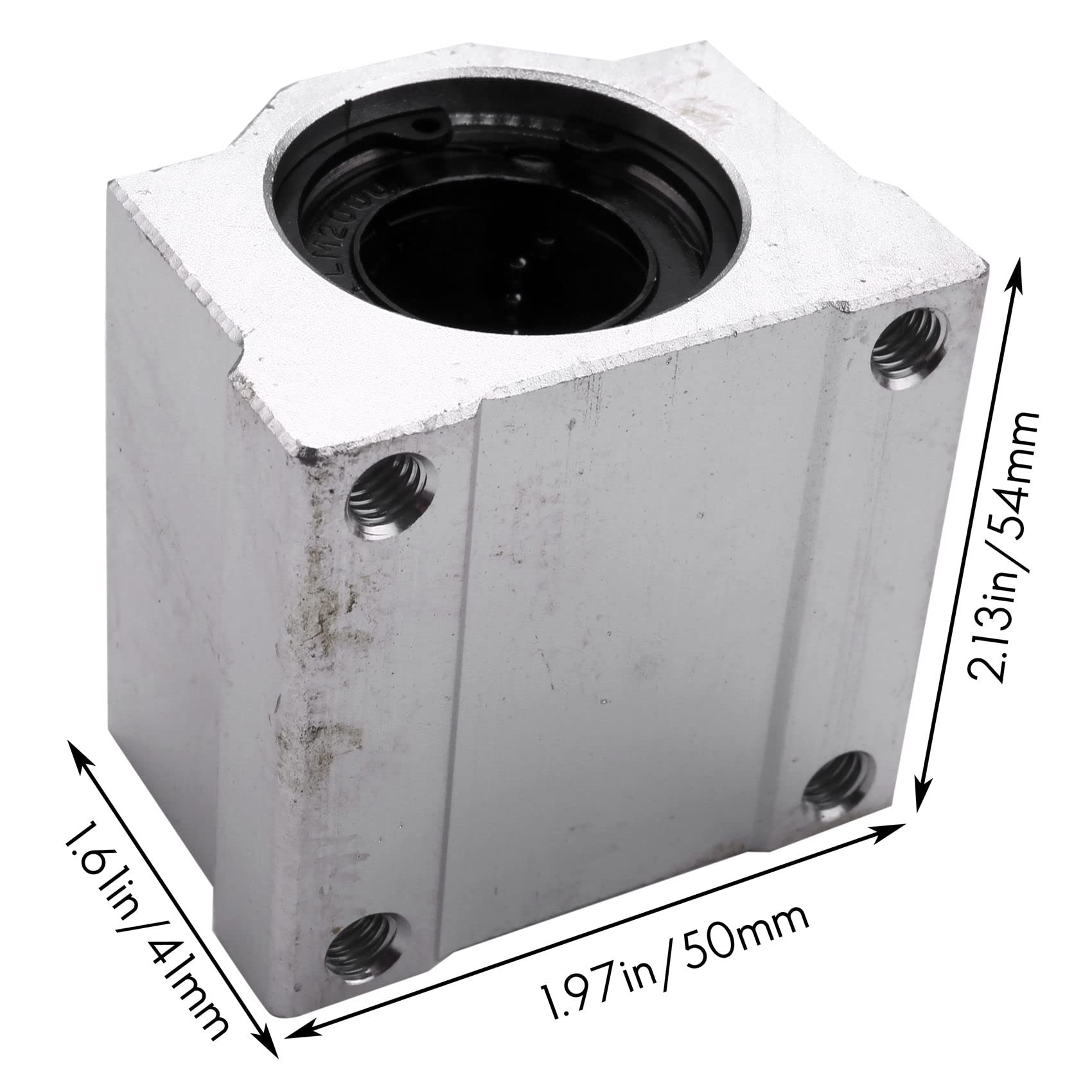 4 pezzi SC20UU 20 mm in alluminio movimento lineare cuscinetto a sfere boccola per
