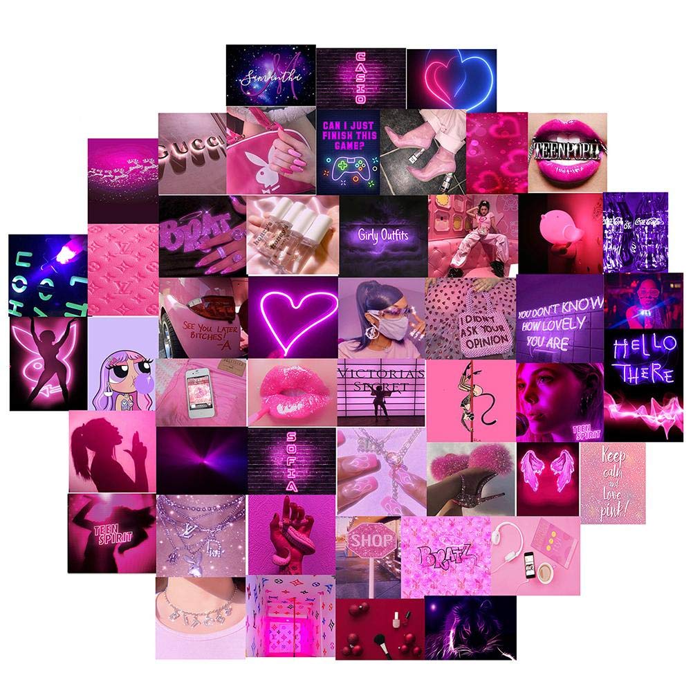 Buy Lubudup 60 piece collage kit for wall aesthetics, aesthetic
