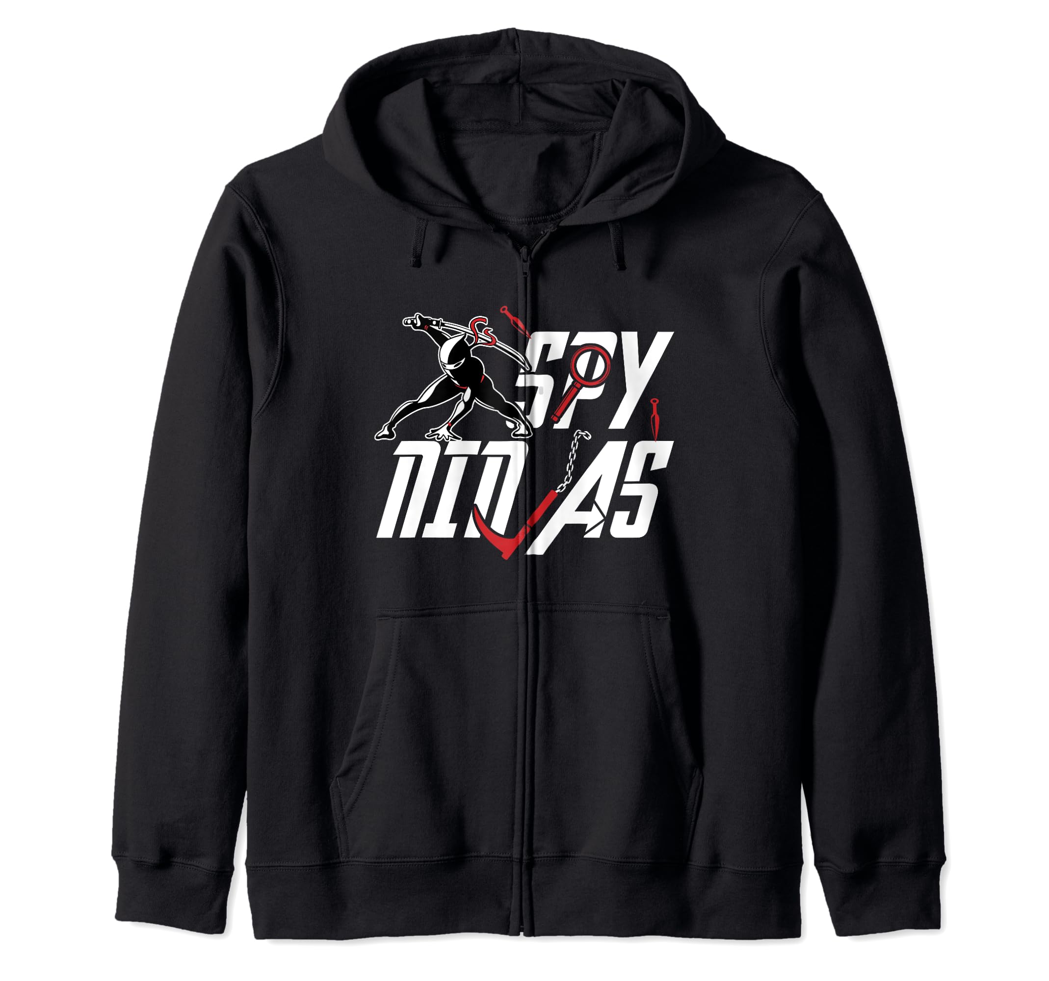 Spy Gaming Ninja's Funny Gamer Gaming Fan Zip Hoodie