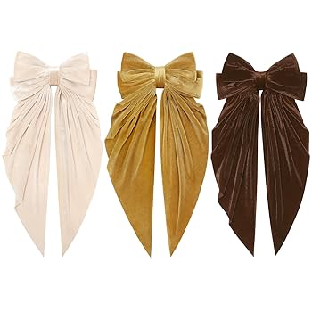 ヘアアクセサリー FETICO VELVET LONG BOW HAIR CLIP brown FETICO(フェティコ)のVELVET LONG BOW HAIR CLIPの通販｜PALETTE