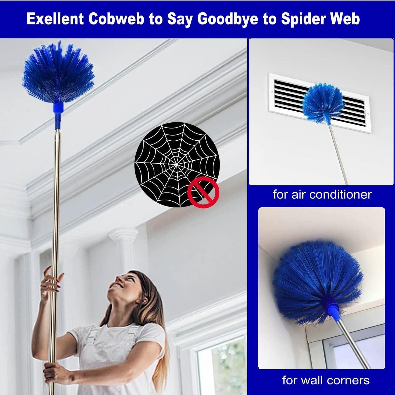Microfiber Duster Kit High Reach with Extendable Pole