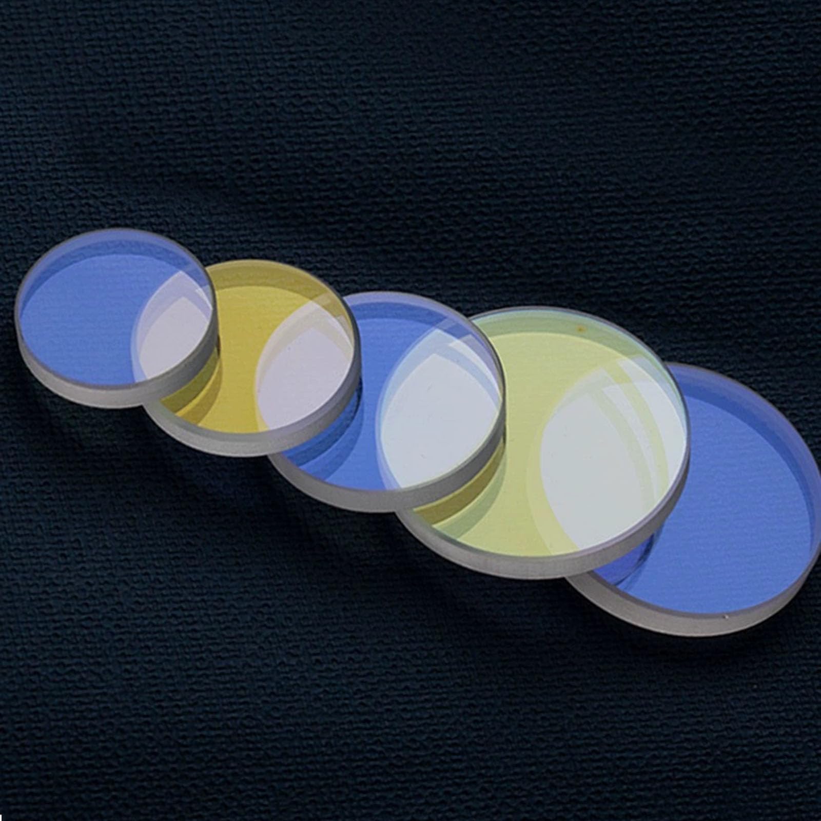 Original Protective Lens, Laser Optical Protection Lens,Fiber Laser Cutting Head Accessories 27.9 * 4.1(4KW)5PCS