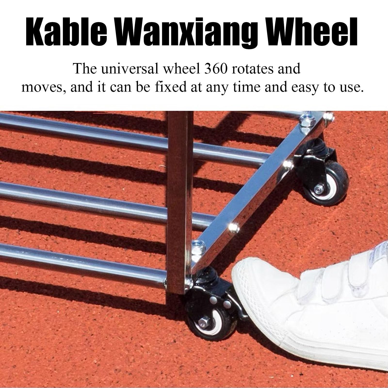 Rolling Practice Ball Trolley Holder,Organizator sprzętu sportowego,wózek do przechowywania piłki,dla garaży,grupy odtwarzania,siłowni i szkół,Nocover