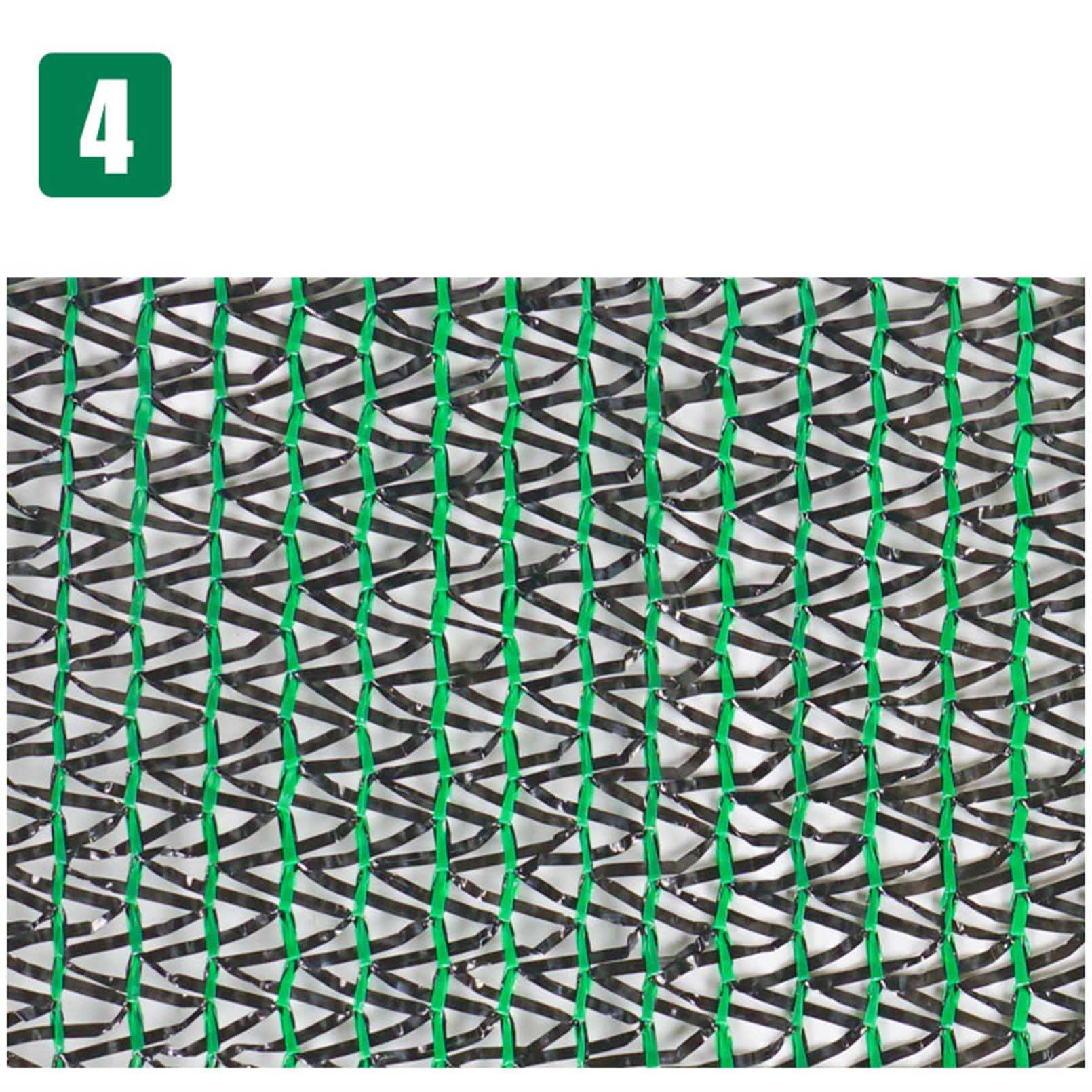 Filet d'ombrage ignifuge à 55 % en maille filet de protection solaire pour jardin agricole Vert 10 x 7 m