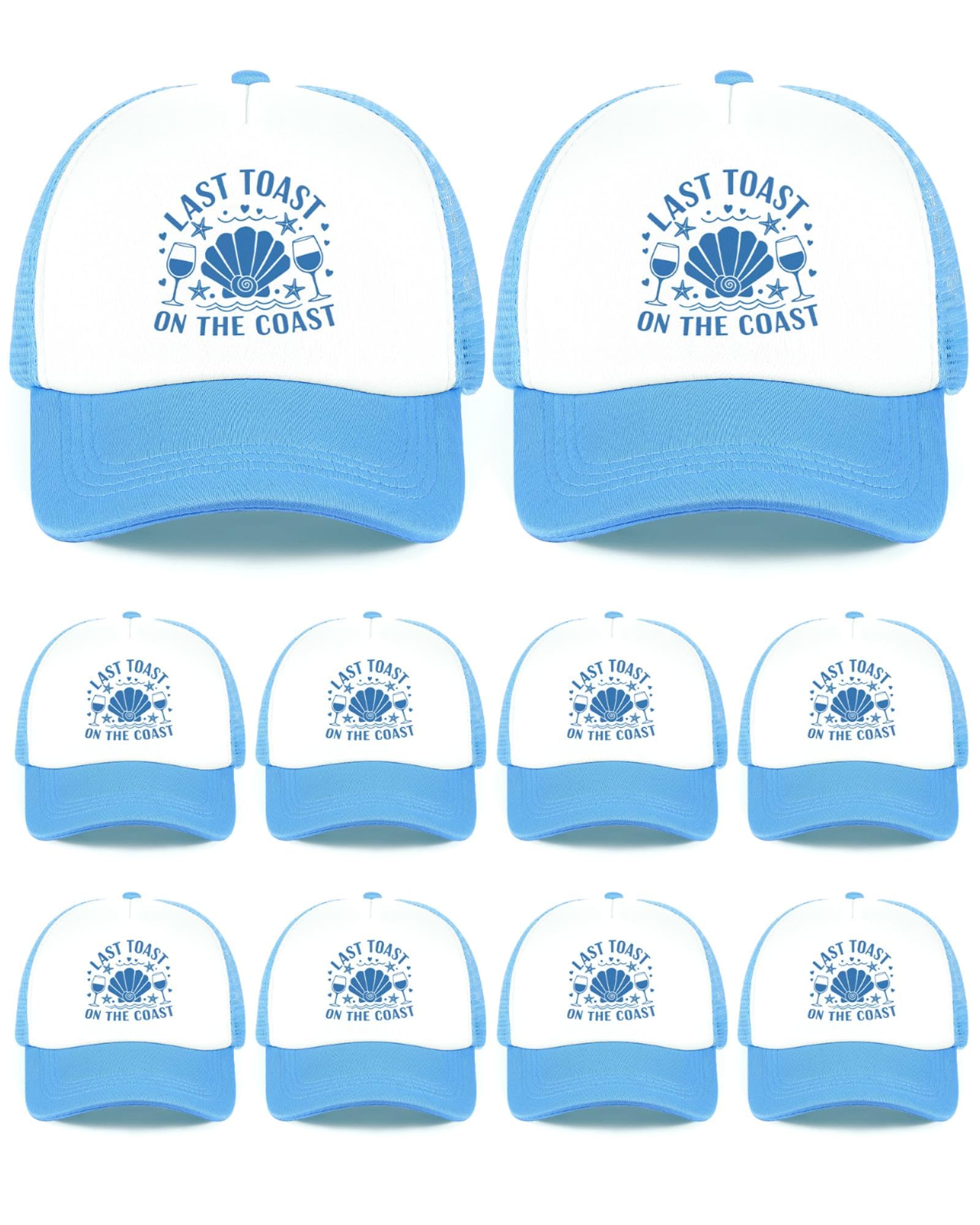 Jecery 10 Pcs Trucker Hat for Women