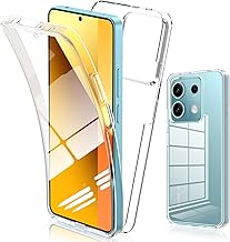 SOGUDE Coque pour Xiaomi Redmi Note 13 5G (Pas pour 4G) Housse, Xiaomi Redmi Note 13 5G Coque Transparent Silicone TPU Case Intégral 360 Degres Full Body Protection Etui