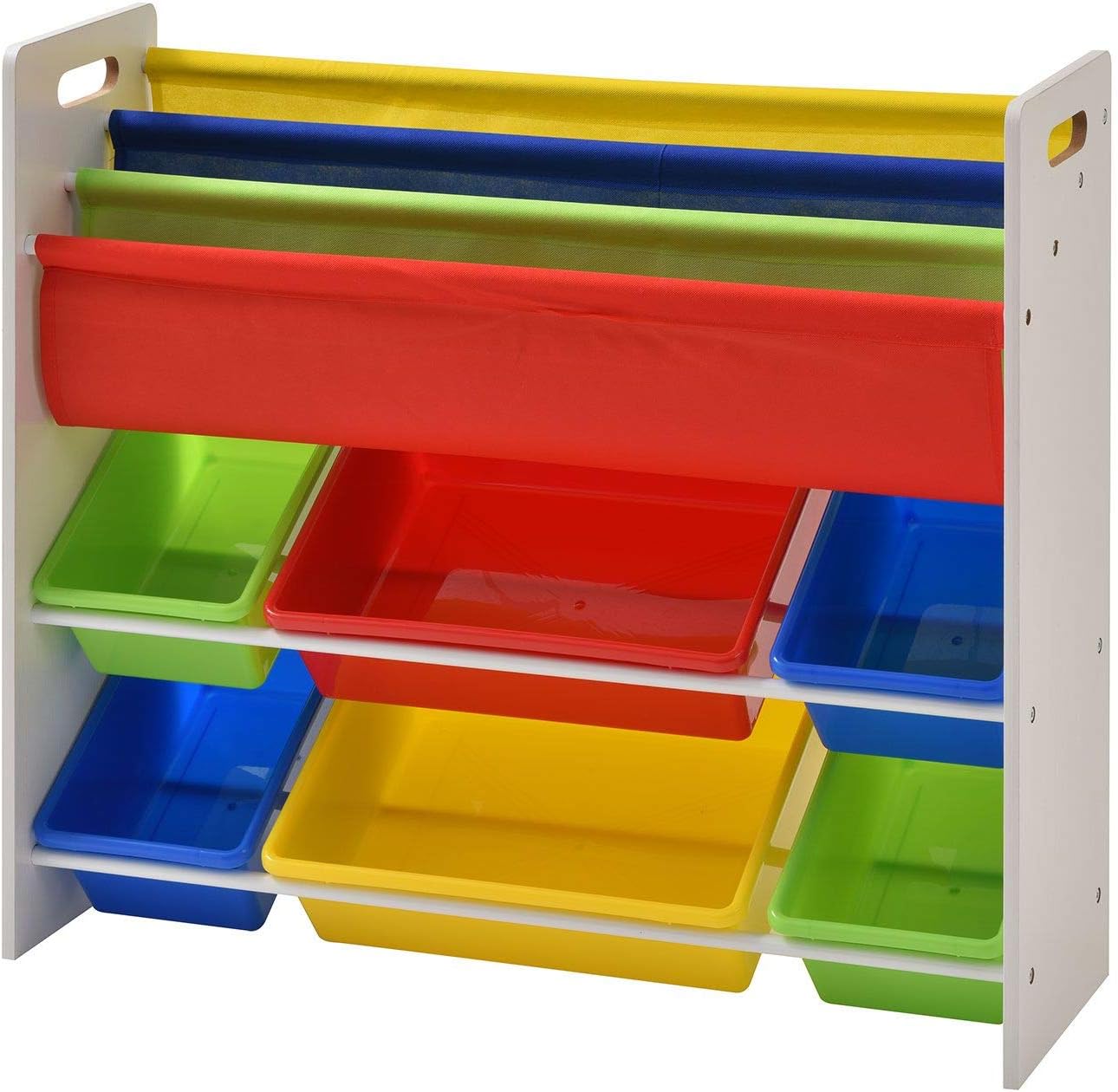 Galashield Toy Storage Organizer with Bins and Bookshelf