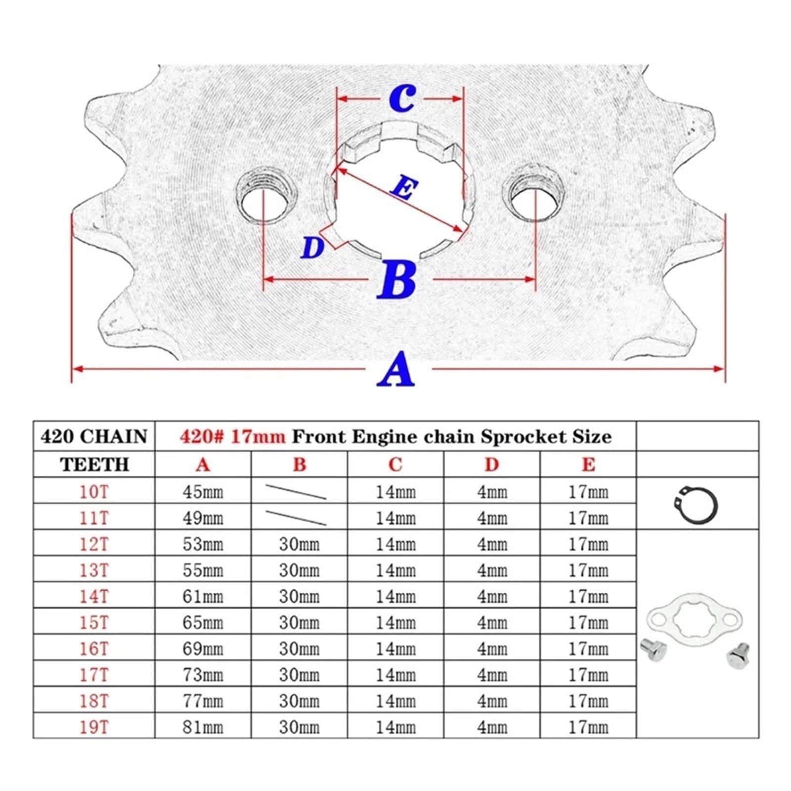 Łańcuch przekładniowy motocykla Do ATV Quad Dirt Pit Koła Łańcuchowego łańcuch Silnika Motocykla