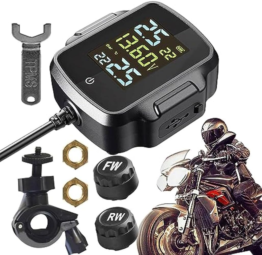 値下げ【7インチ】モーターサイクル用スマートモニター 前後カメラ TPMS付き lyq_f83