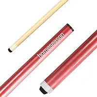 Taco de sinuca Pool Cues 144.8 cm com ponta de couro de fibra de 13 mm 4 cores para iniciantes, comerciais e entretenimento doméstico