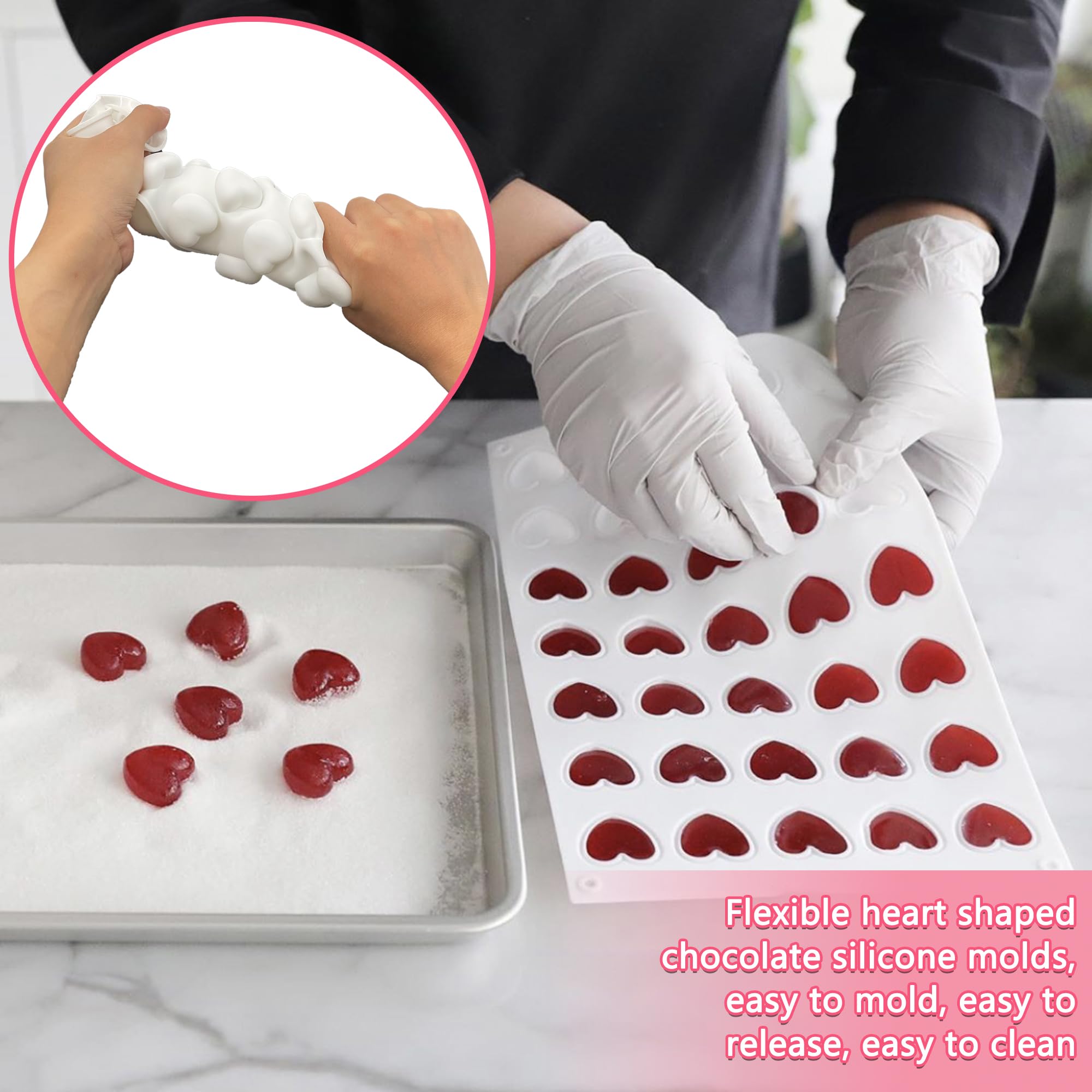 3D liefde hart vorm mallen 15 gaten siliconen mallen hart gebak maken snoep vorm cake pop malds dessertvormen siliconen in hartvorm 3D voor muffins cake zeep gebak