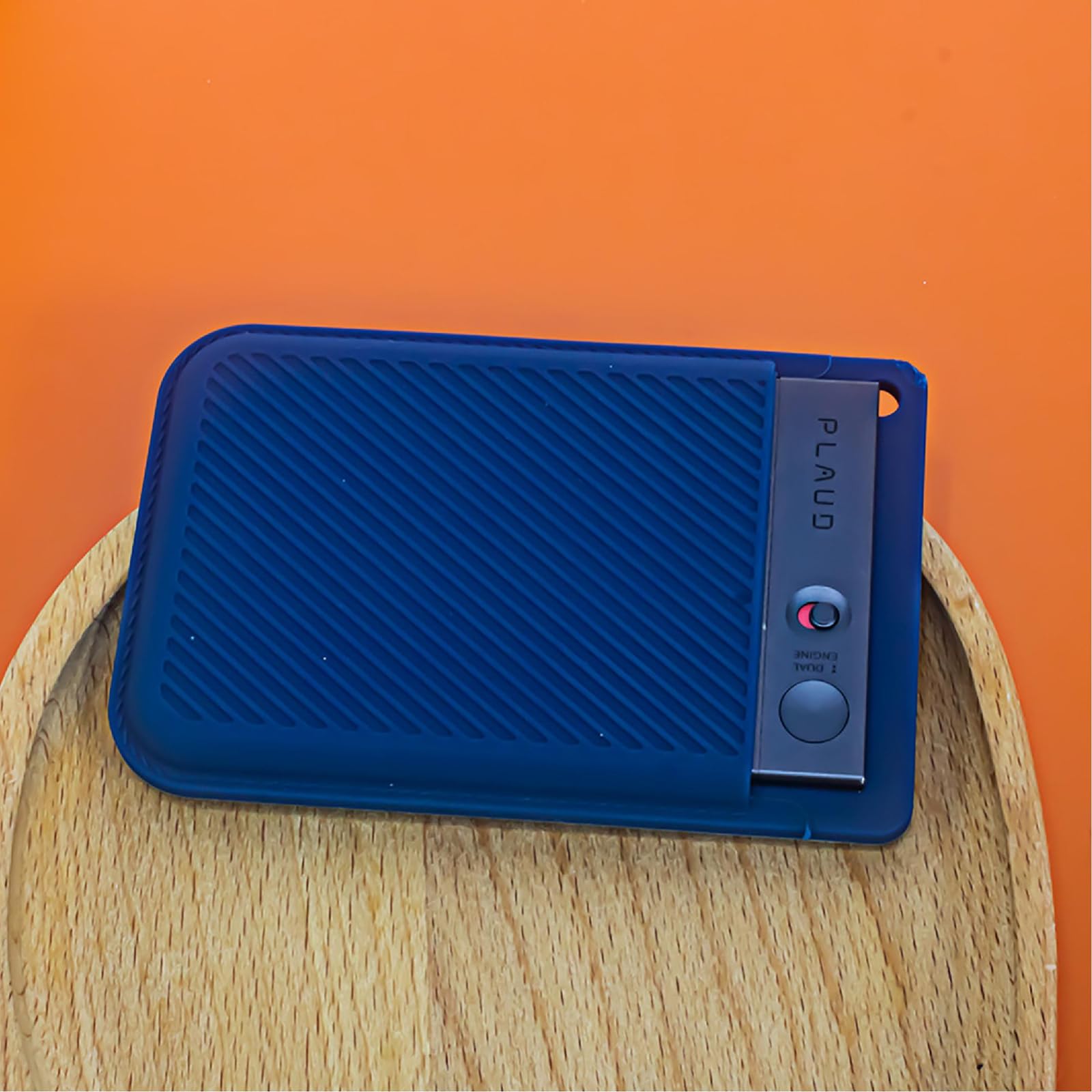 GIOPUEY Funda Compatible con PLAUD Note Pro AI Voice Recorder, Ultradelgado Silicona Case Cover, Anti-caída, Portátil - Azul Oscuro