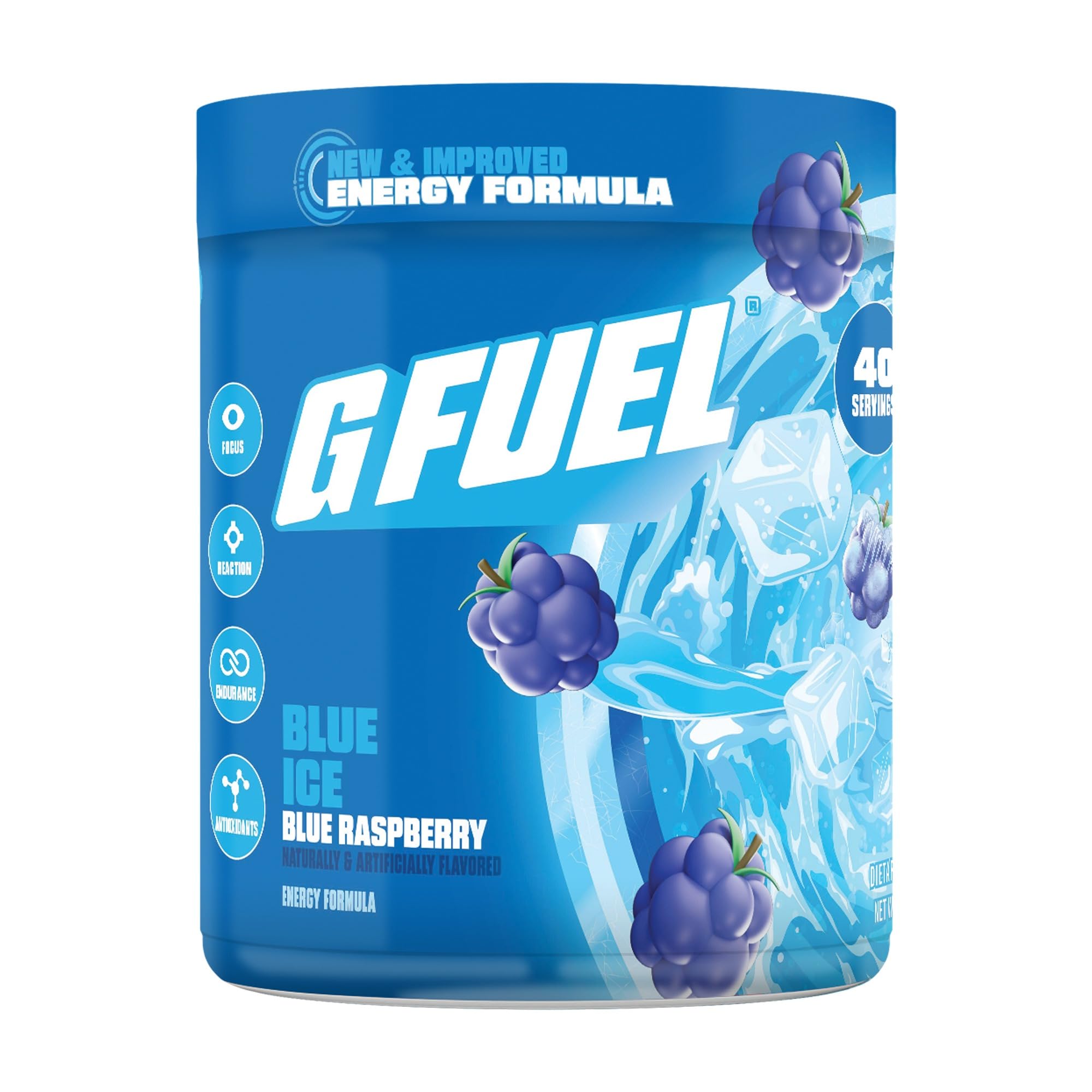 G Fuel Hype Sauce 2.0 Energy Drink Powder, Pre Workout Caffeine Mix for Gaming, Sugar Free Focus Amino, Vitamin + Antioxidants, 8.7oz (Raspberry Lemonade, 40 Servings) — Amazon image 14
