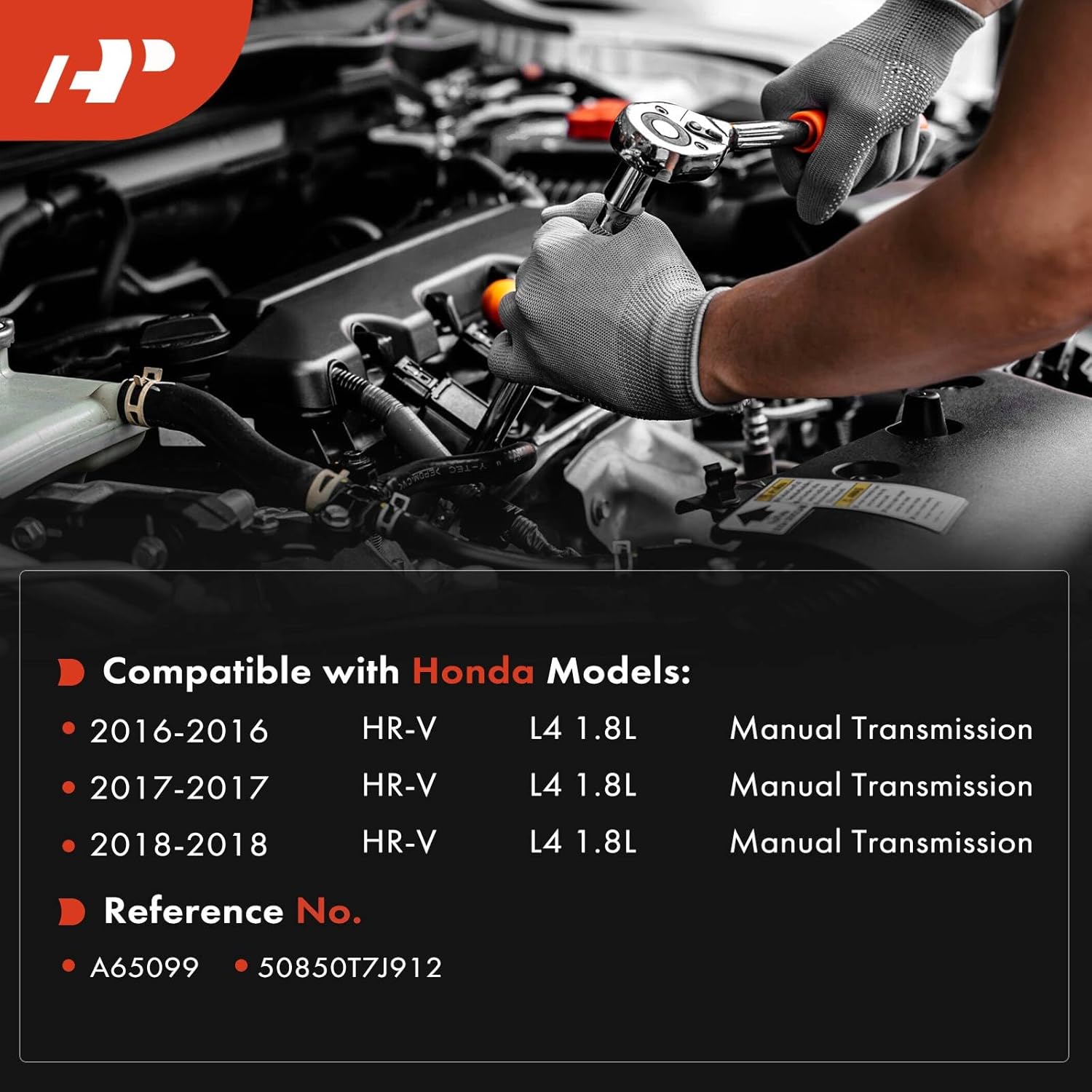 A-Premium Transmission Mount Compatible with Honda HR-V HRV 2016 2017 2018, 1.8L, Manual Transmission