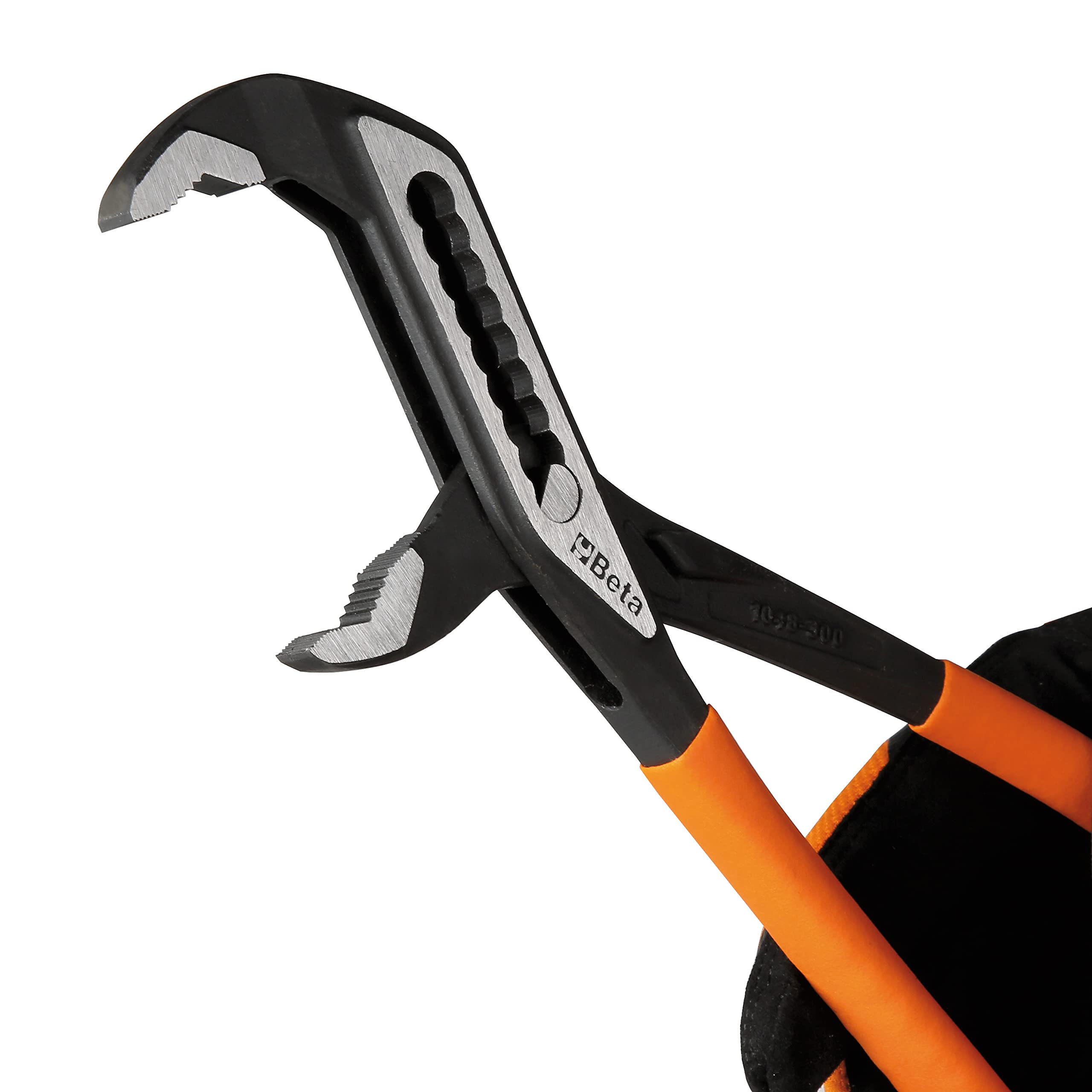 Beta 1048N 6 Inch Slip Joint, pinza scanalata, acciaio al cromo vanadio, manici antiscivolo in PVC, capacità ganasce 31-36 mm