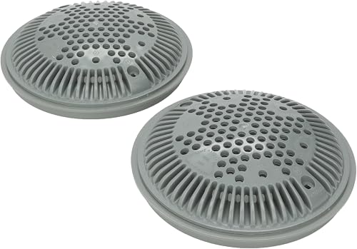 Hayward WG1030AVDGRPAK2 Dark Gray Dual Suction Flow Drain Cover and Frame