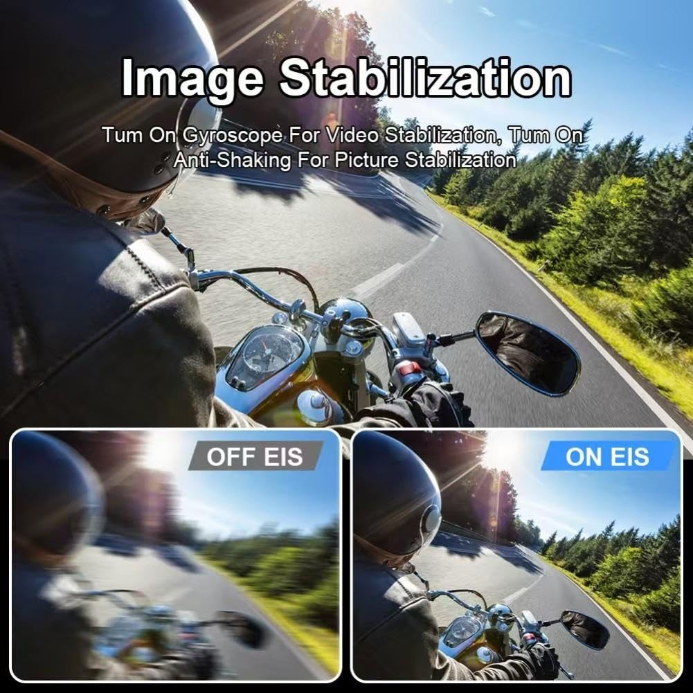 Pour caméra d'action 5K 30FPS Dual Screen 30M étanche pour