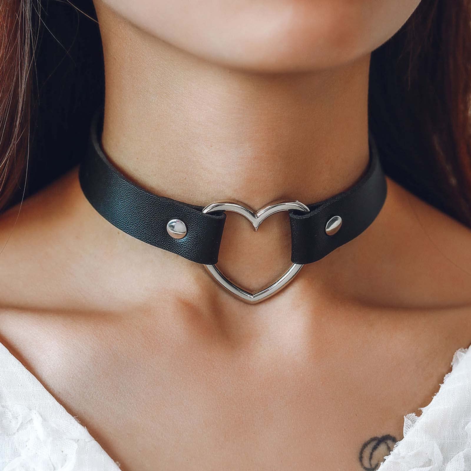 アクセサリー hear's CETACEA LEATHER CHOKER NECKLACE CETACEA LEATHER CHOKER NECKLACE – h'eres